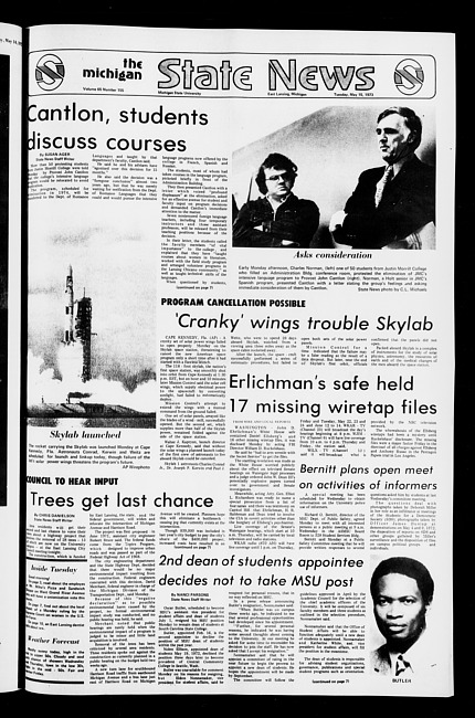 State news. (1973 May 15)