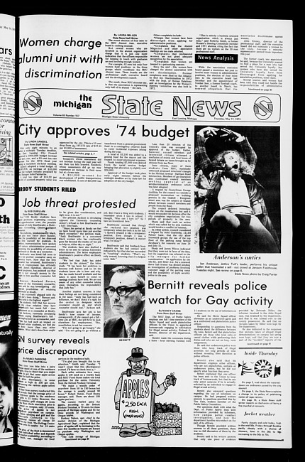 State news. (1973 May 17)