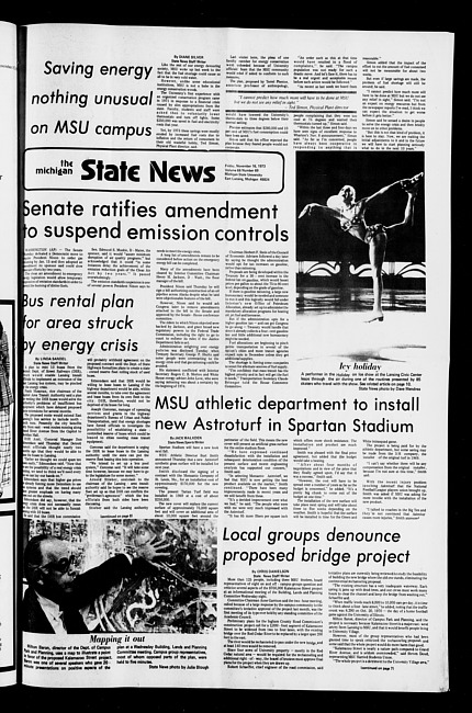 State news. (1973 November 16)