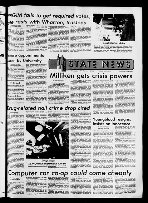 State news. (1974 January 10)