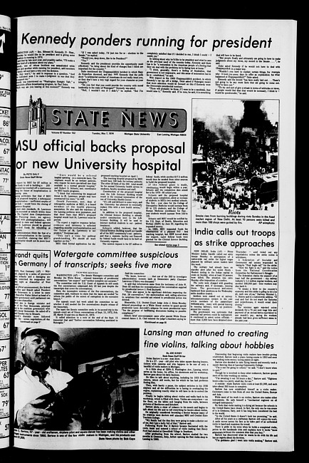 State news. (1974 May 7)