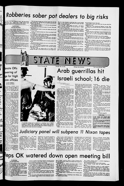 State news. (1974 May 16)