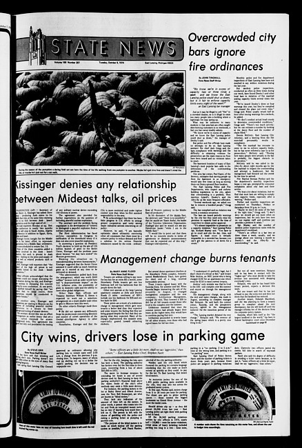 State news. (1974 October 8)