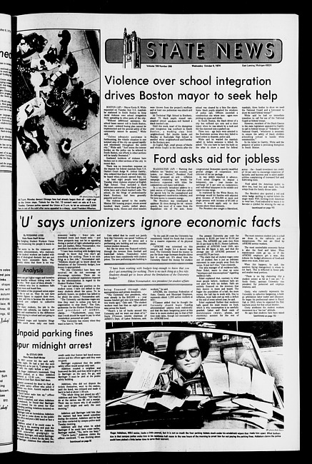 State news. (1974 October 9)