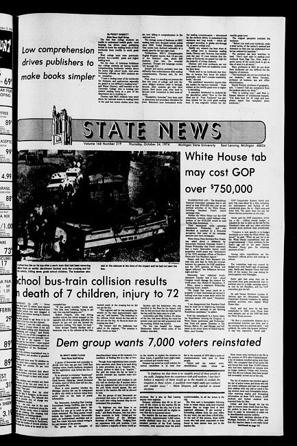 State news. (1974 October 24)