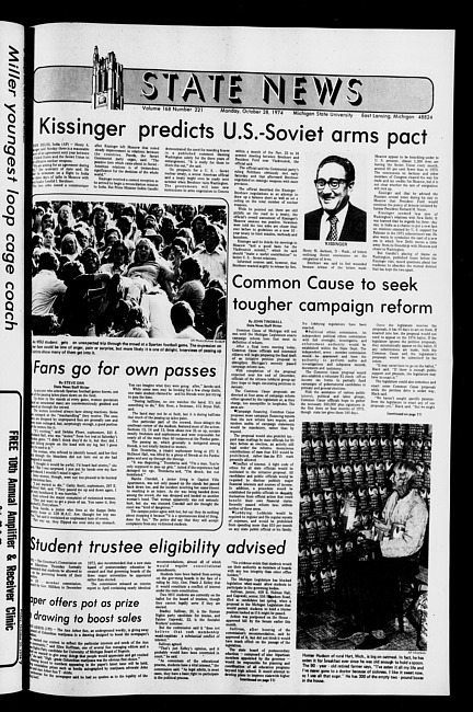 State news. (1974 October 28)