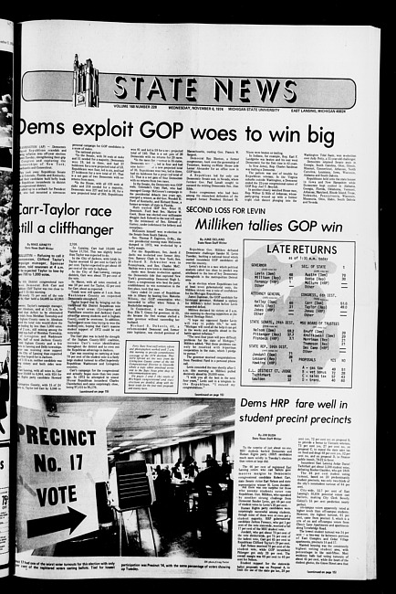 State news. (1974 November 6)