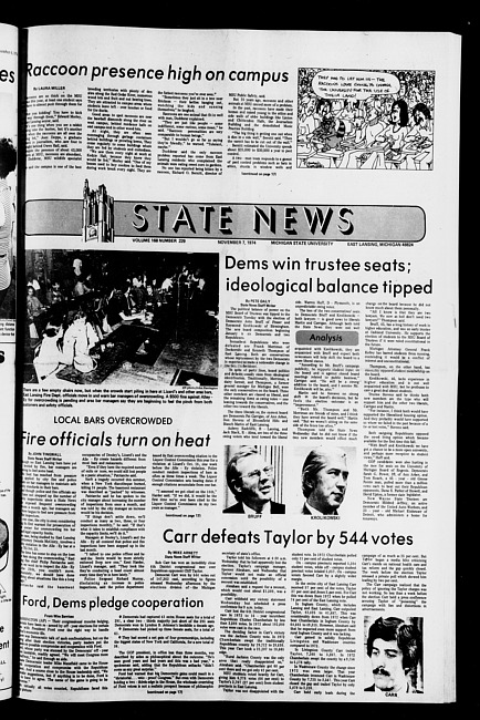 State news. (1974 November 7)