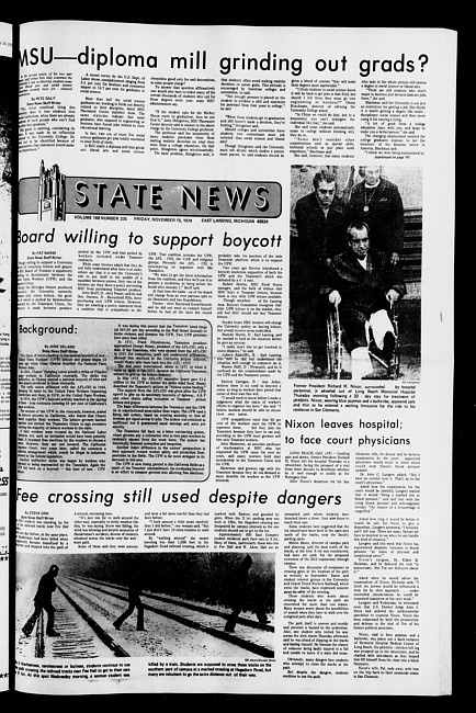 State news. (1974 November 15)