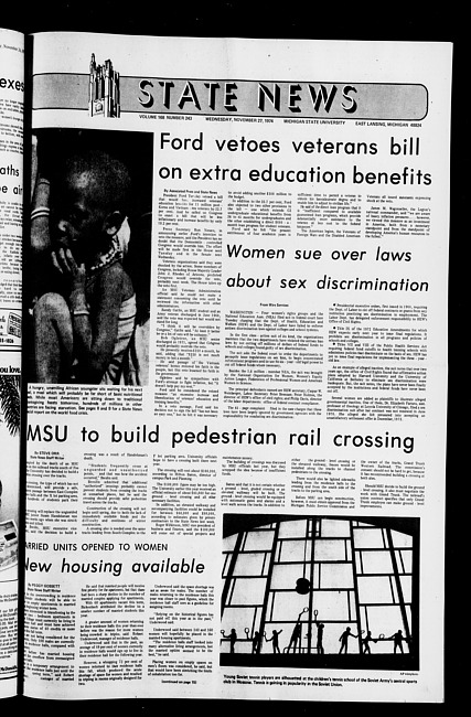 State news. (1974 November 27)