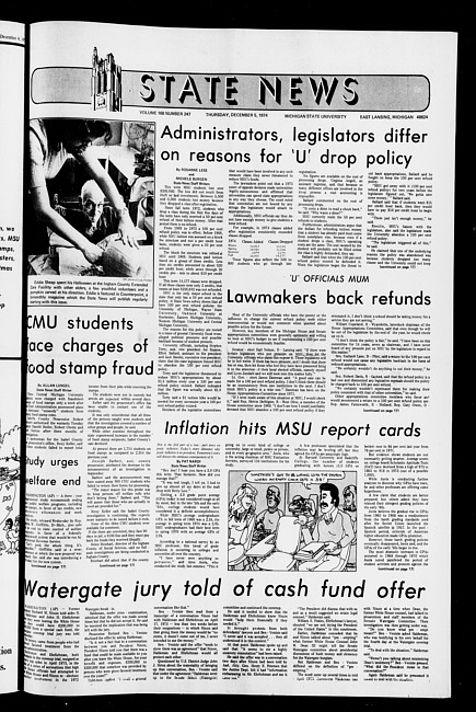 State news. (1974 December 5)