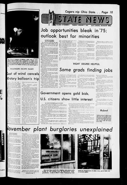 State news. (1975 January 7)