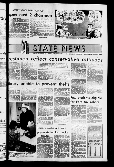 State news. (1975 January 17)