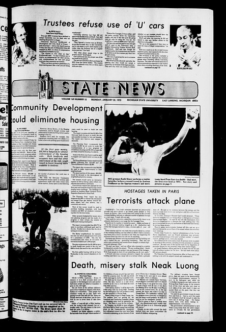 State news. (1975 January 20)