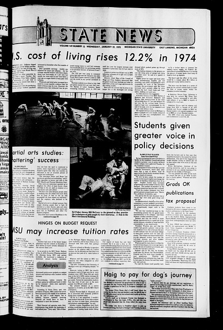 State news. (1975 January 22)