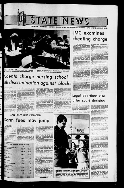 State news. (1975 February 3)