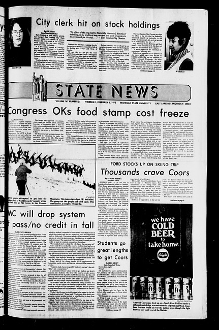 State news. (1975 February 6)