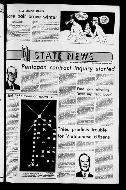 State news. (1975 February 11)