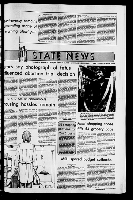 State news. (1975 February 17)