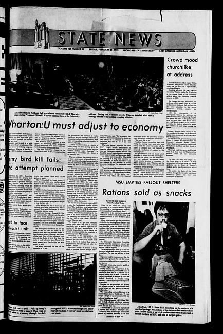 State news. (1975 February 21)