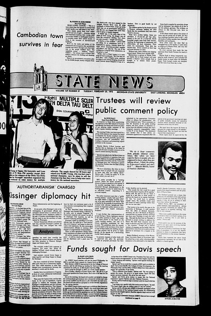 State news. (1975 February 25)