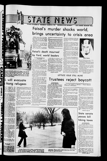 State news. (1975 March 26)