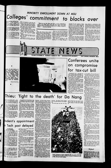 State news. (1975 March 27)
