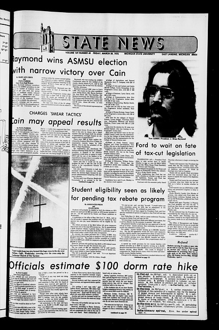 State news. (1975 March 28)