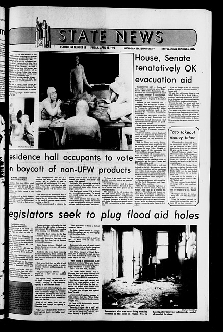 State news. (1975 April 25)