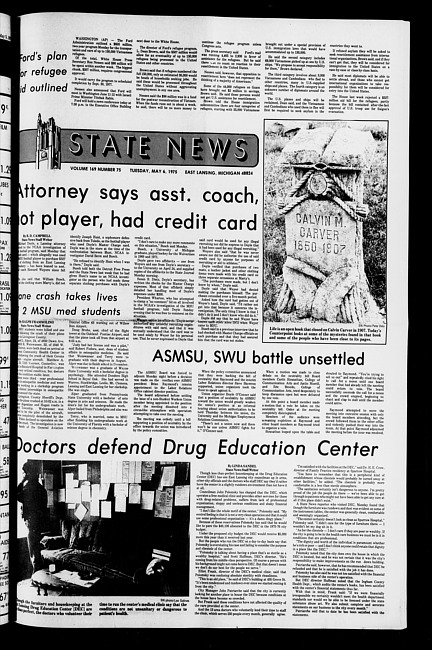 State news. (1975 May 6)