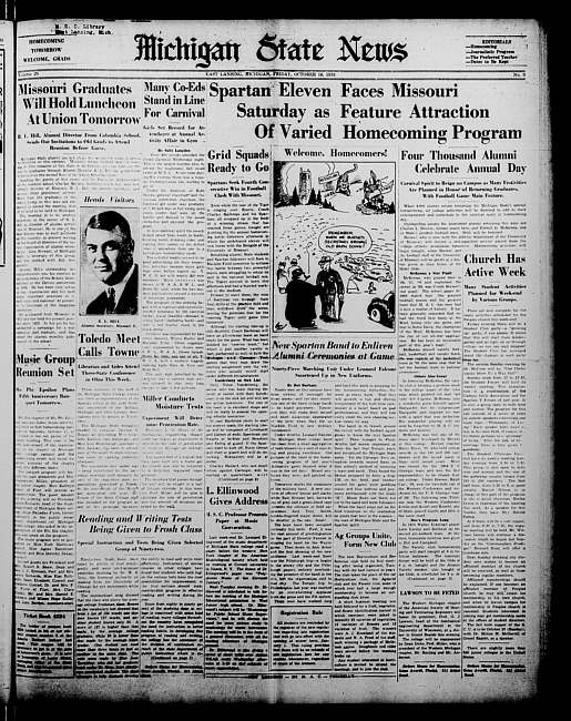 Michigan State news. (1936 October 16)
