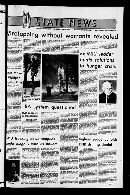 State news. (1975 June 25)