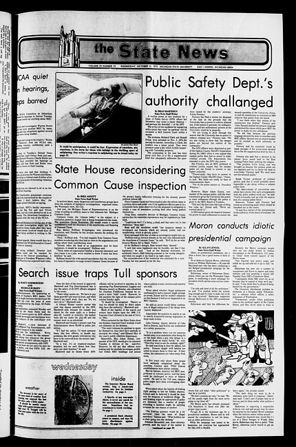 The State news. (1975 October 15)