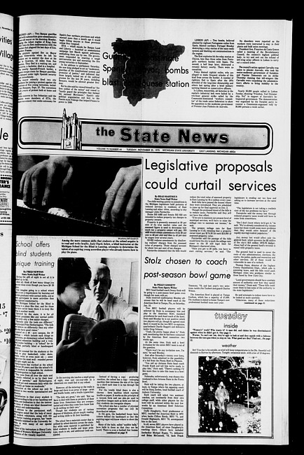 The State news. (1975 November 25)