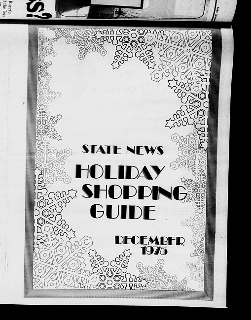 The State news. (1975 December 5), Supplement