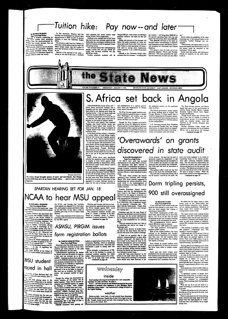 The State news. (1976 January 7)