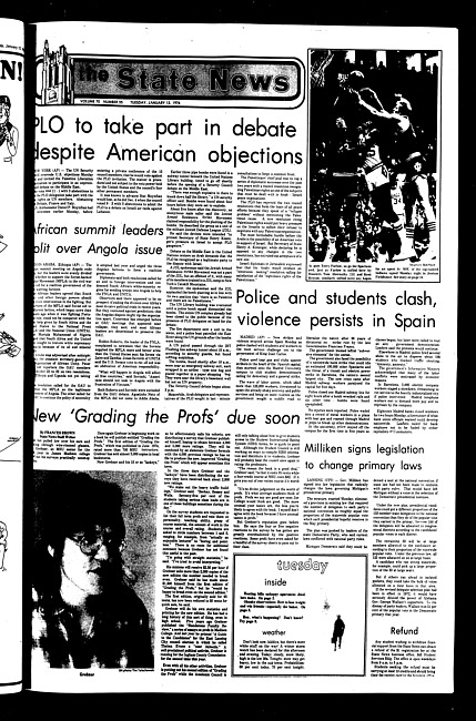 The State news. (1976 January 13)