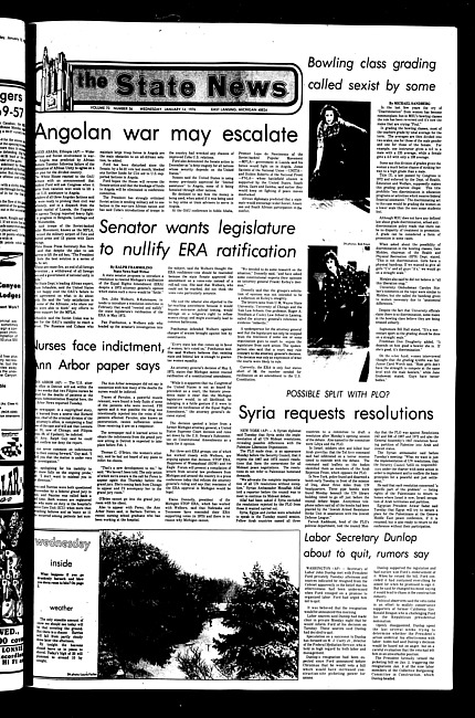 The State news. (1976 January 14)