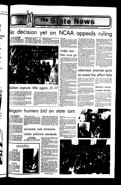 The State news. (1976 January 19)