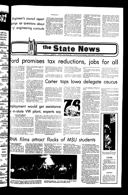 The State news. (1976 January 20)