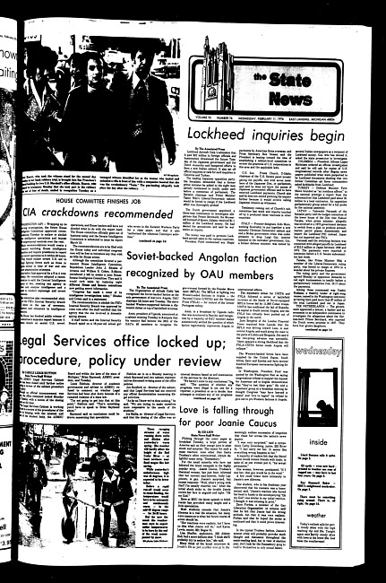 The State news. (1976 February 11)