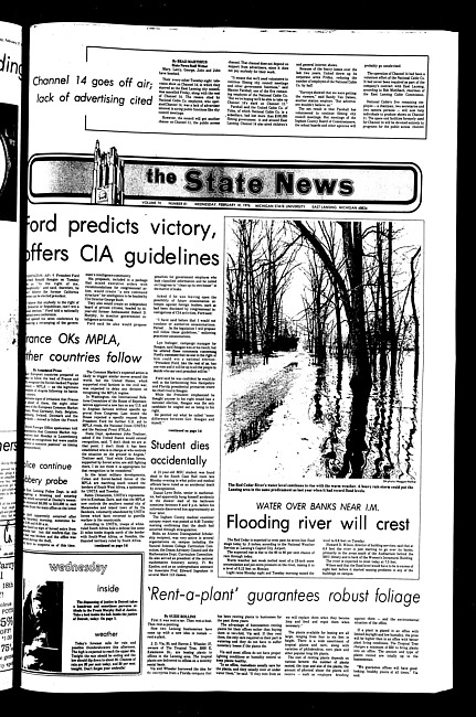 The State news. (1976 February 18)