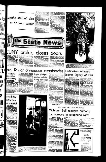 The State news. (1976 June 1)