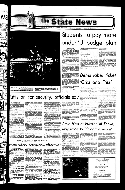 The State news. (1976 July 26)