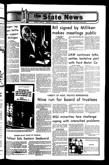 The State news. (1976 October 6)