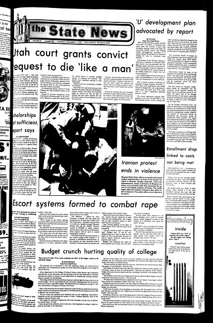 The State news. (1976 November 11)