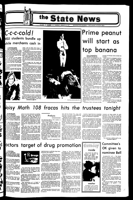 The State news. (1977 January 20)