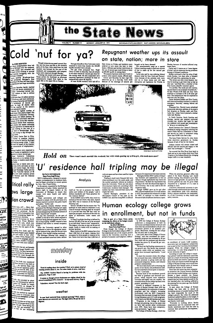 The State news. (1977 January 31)