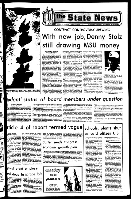 The State news. (1977 February 1)