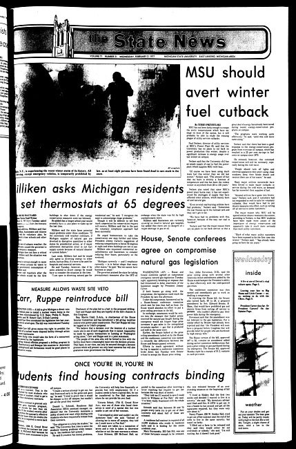 The State news. (1977 February 2)